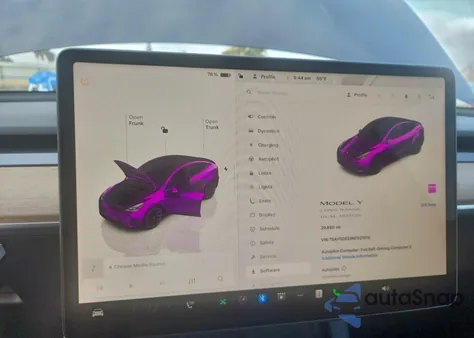 2022 Tesla Model Y from USA, damaged, VIN 7SAYGDEE6NF521519